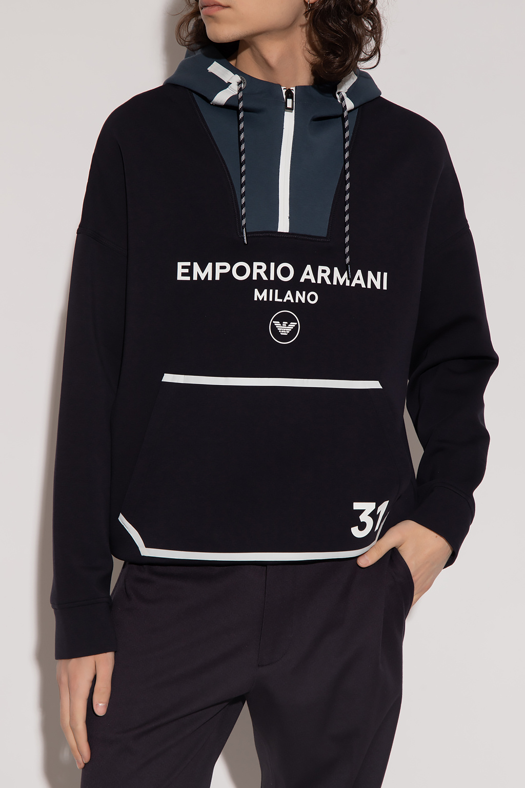 Emporio armani milano discount hoodie